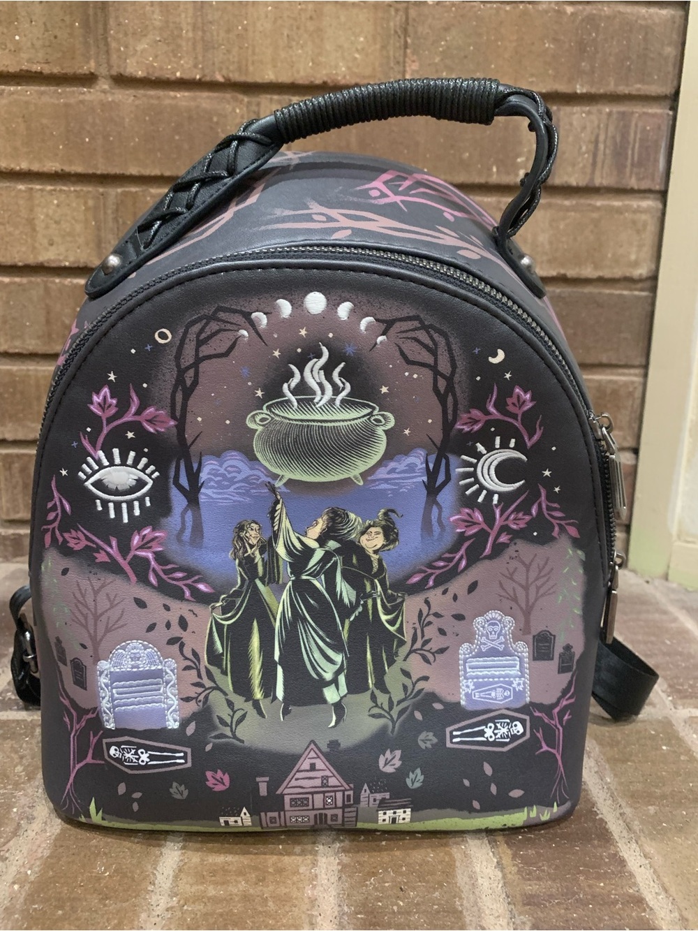 Our Universe Disney Hocus Pocus Sanderson Sisters Backpack Rare Gothic Witchy